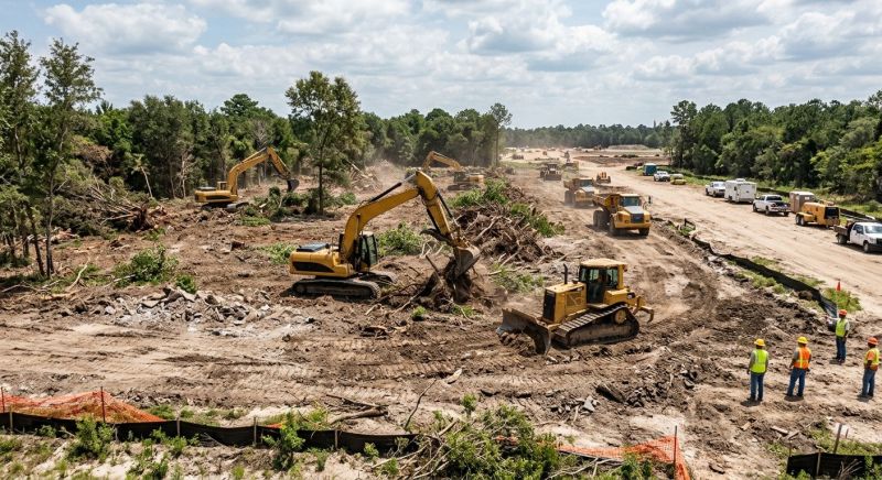 Commercial Site Clearing in Marietta, GA