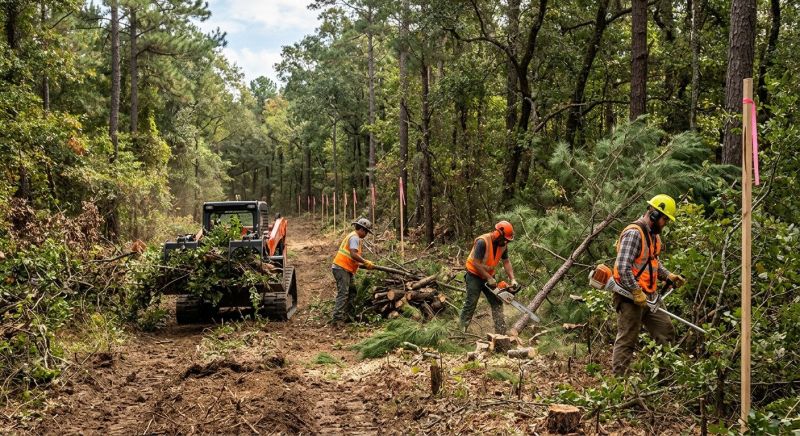 Trees Clearing in Gwinnett County, GA